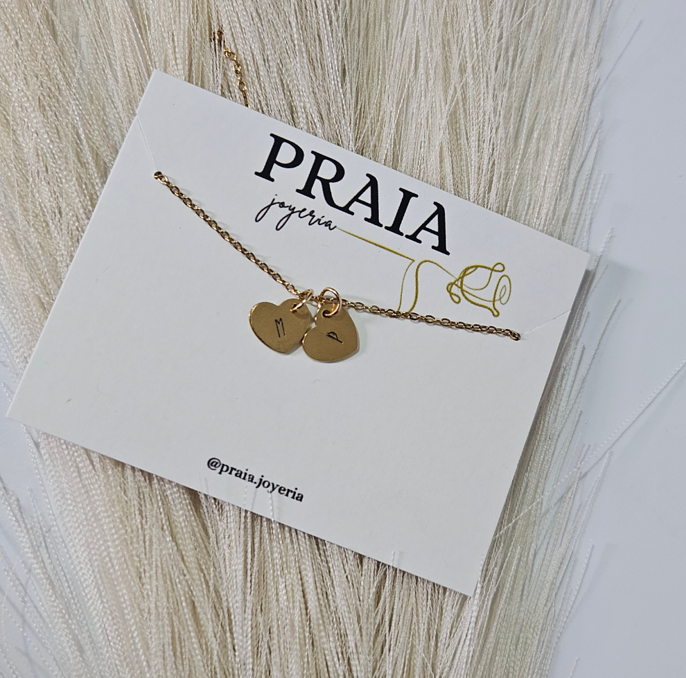 Collar Dije de corazón personalizado