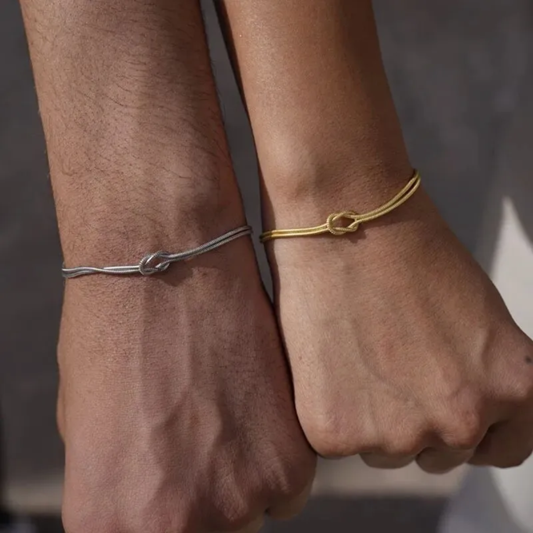 Pulsera de pareja nudo